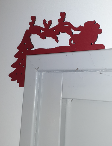 Décoration de porte - Noël